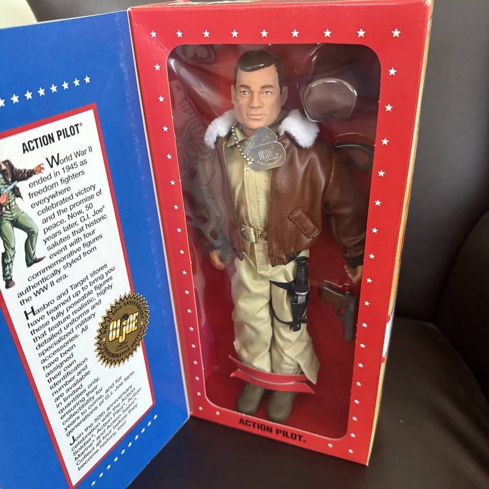 GI Joe Action Pilot 50th Anniversary WWII Commemorative Figure Hasbro 1995